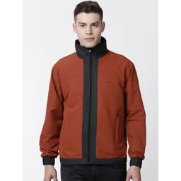 Plutus Women Maroon & Black Colourblocked Water Resistant Padded Jacket-picture-41