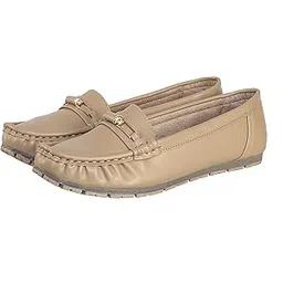pluxh Women's Buckle Decorative Casual Loafer-picture-48