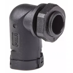 PMA 90Â° Elbow Conduit Fitting 16 mm Nominal Size M16 PA 6 Black IP66 Rating, ALWD-M162 (Pack of 4)-picture-32