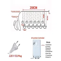 PMW Diya Shape Blub LED String Lights image 2