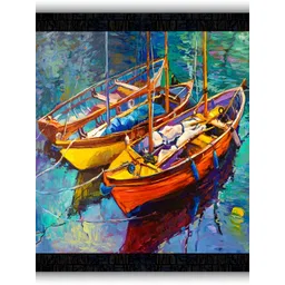 PnF Black & Blue Floral And Botanical Wall Art-picture-54