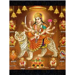 PnF Black & Brown Wood Religious Wall Paintings-picture-11