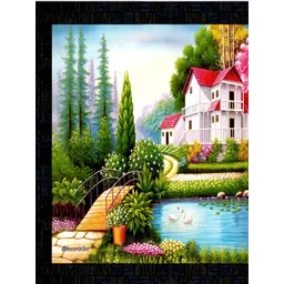 PnF Black & Green Wooden Floral and Botanical Wall Art-picture-30