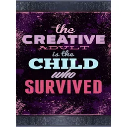 PnF Black & Purple Paper & Wooden Painting Wall Art-picture-20