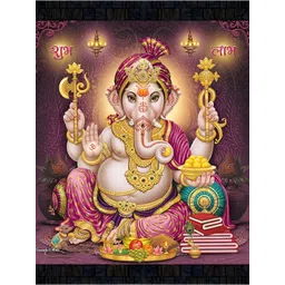 PnF Black & Purple Wooden & Paper Religious Wall Art-picture-34