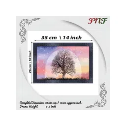 PnF Black & Purple Wooden Painting Wall Art image 2