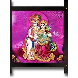 PnF Black & Purple Wooden Religious Wall Painting-picture-30