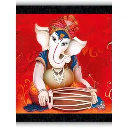 PnF Black & Red Wooden Paintings Wall Art image 1