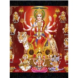 PnF Black & Red Wooden Religious Painting Wall Art-picture-17