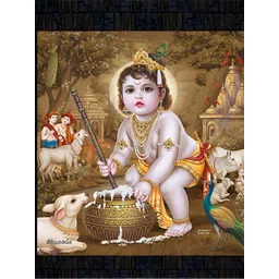 PnF Black & White Religious Wall Painting-picture-18