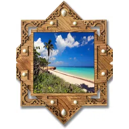 PnF Brown & Blue Wooden Digital Wall Painting-picture-14