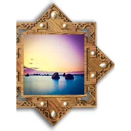 PnF Brown & Blue Wooden Painting Wall Art-picture-29