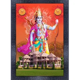 PnF Charcoal Red Glass Religious Wall Painting-picture-29