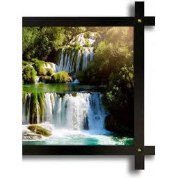 PnF Green & White Wooden Floral and Botanical Painting Wall Art-picture-36