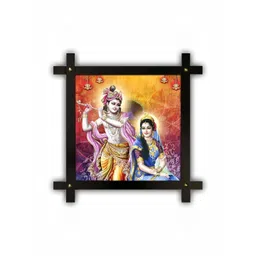 PnF Red & Purple Wooden Religious Wall Paintings-picture-24