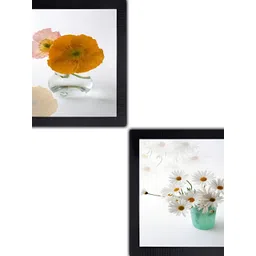 PnF White & Green 2 Piece Paper Wall Painting-picture-18