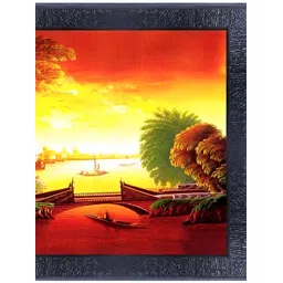 PnF Yellow & Orange Wooden Painting Wall Art-picture-29