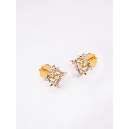 P.N.Gadgil Jewellers 14k Gold Pace-agewastik Stud Diamond Earrings For Women-picture-42