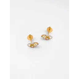 P.N.Gadgil Jewellers 14k Gold Twinkle Stud Diamond Earrings For Women-picture-34