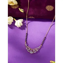 P.N.Gadgil Jewellers 18 KT Yellow Gold & Diamond Modern Mangalsutra For Woman-picture-34