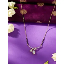P.N.Gadgil Jewellers 18 KT Yellow Gold & Diamond Modern Mangalsutra For Woman-picture-34
