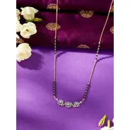 P.N.Gadgil Jewellers 18 KT Yellow Gold & Diamond Modern Mangalsutra For Woman-picture-31