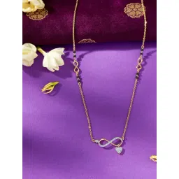 P.N.Gadgil Jewellers 18 KT Yellow Gold & Diamond Modern Mangalsutra For Woman-picture-29