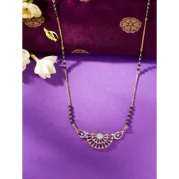 P.N.Gadgil Jewellers 18 KT Yellow Gold & Diamond Modern Mangalsutra For Woman-picture-20