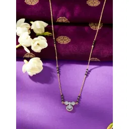 P.N.Gadgil Jewellers 18 KT Yellow Gold & Diamond Modern Mangalsutra For Woman-picture-32