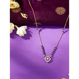 P.N.Gadgil Jewellers 18 KT Yellow Gold & Diamond Modern Mangalsutra For Woman-picture-33