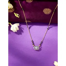 P.N.Gadgil Jewellers 18 KT Yellow Gold & Diamond Modern Mangalsutra For Woman-picture-18