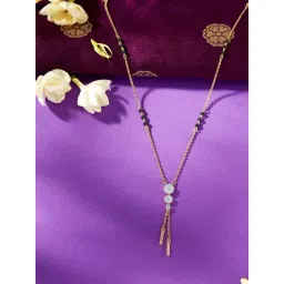 P.N.Gadgil Jewellers 18 KT Yellow Gold & Diamond Modern Mangalsutra For Woman-picture-11