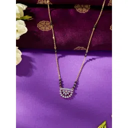 P.N.Gadgil Jewellers 18 KT Yellow Gold & Diamond Modern Mangalsutra For Woman-picture-25
