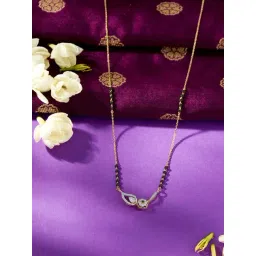 P.N.Gadgil Jewellers 18 KT Yellow Gold & Diamond Modern Mangalsutra For Woman-picture-22