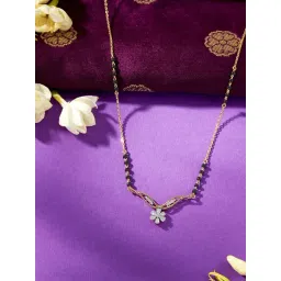 P.N.Gadgil Jewellers 18 KT Yellow Gold & Diamond Modern Mangalsutra For Woman-picture-26