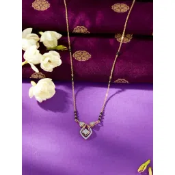 P.N.Gadgil Jewellers 18 KT Yellow Gold & Diamond Modern Mangalsutra For Woman-picture-27