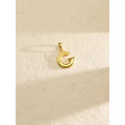 P.N.Gadgil Jewellers 18k (750) Yellow Gold Graceful G Alphabets Pendant-picture-17