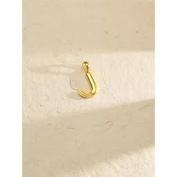 P.N.Gadgil Jewellers 18k (750) Yellow Gold Jewel of J Alphabets Pendant-picture-48