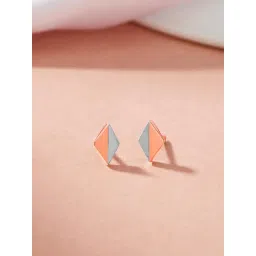 P.N.Gadgil Jewellers 18K Blush & Steel Hoop & Huggie Gold Earring for Kids-picture-29