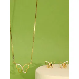 P.N.Gadgil Jewellers 18K Charming Flyora Gold Necklace for Women-picture-15