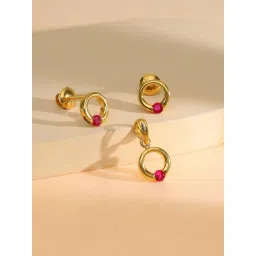 P.N.Gadgil Jewellers 18K Circular Scarlet Gold Pendant for Women-picture-39