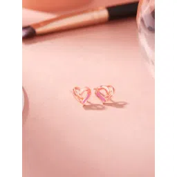 P.N.Gadgil Jewellers 18K Love Pop Stud Gold Earring for Kids-picture-19