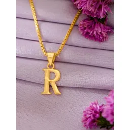 P.N.Gadgil Jewellers 22 Karat (916) BSI Gold Alphabet Pendant-picture-33