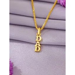 P.N.Gadgil Jewellers 22 Karat (916) Yellow Gold Dad Pendant For Women/Men-picture-18