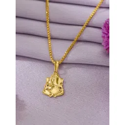 P.N.Gadgil Jewellers 22 Karat (916) Yellow Gold Ganesha Pendant For Women/Men-picture-46