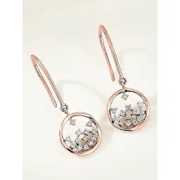 P.N.Gadgil Jewellers Endless Loops 18kt Yellow Gold & Diamond Drops & Dangler Earring For Woman-picture-22