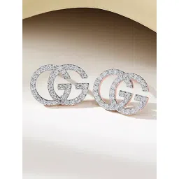 P.N.Gadgil Jewellers Glitz Grace 18 kt Rose Gold Stud Diamond Earring For Woman-picture-42