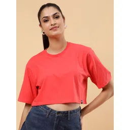 PockMAN Cotton Oversized Boxy Crop Top-picture-24