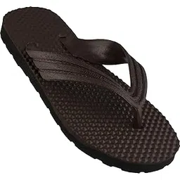 PODDAR Men’s Flip Flops | Hawai Chappal with Textured Acupressure Footbed | Anti-Skid Non-Slip Sole | Lightweight Washable House & Bathroom Slippers for Daily Use-picture-16