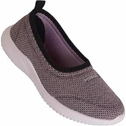 poddar Women Slip On Shoes Brown Breathable Mesh Lightweight Comfort Casual Walking Daily Use Soft Sole Cushioned Loafer Sneakers Stylish Flats for Girls Office Durable Easy Wear Footwear-picture-54